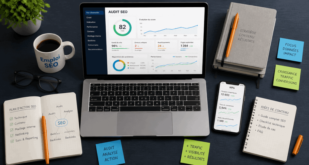 emploi seo audit bureau moderne