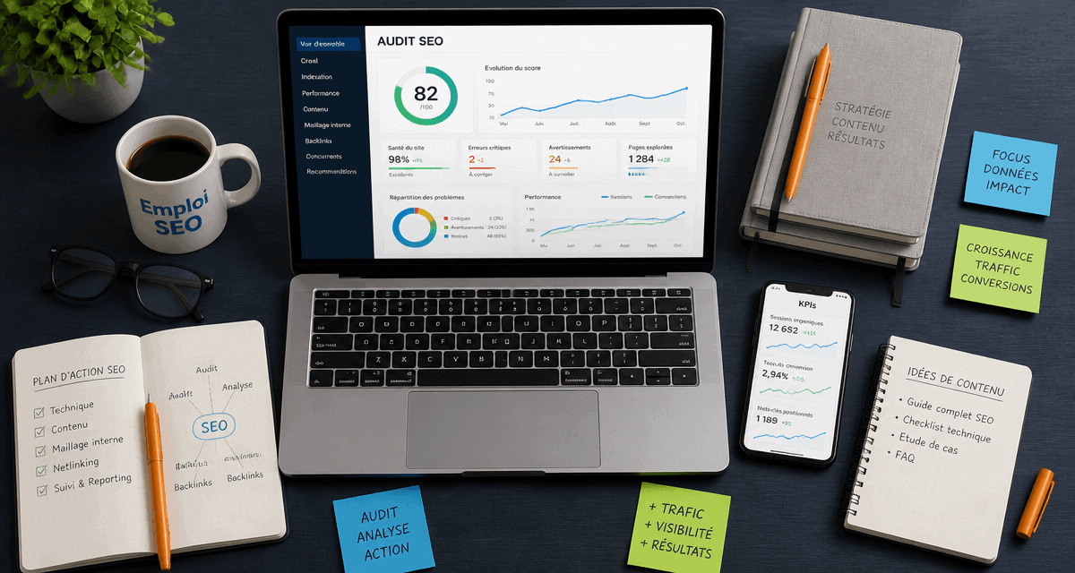 emploi seo audit bureau moderne
