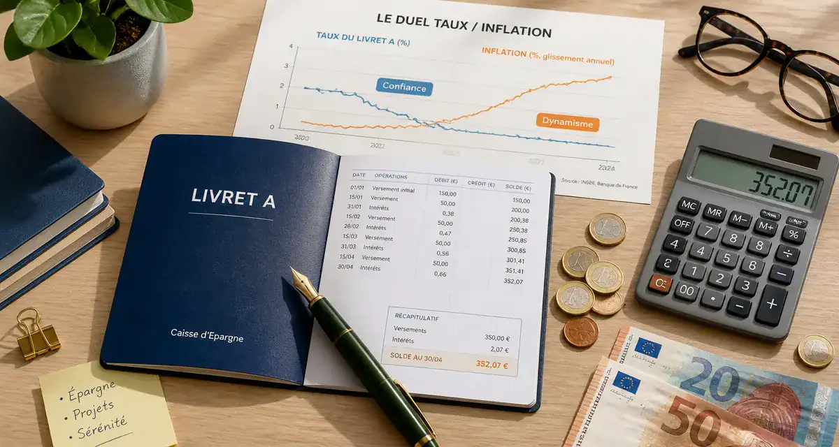 inflation livret a calculatrice graphique
