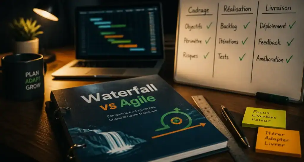 methode gestion de projet Waterfall vs Agile