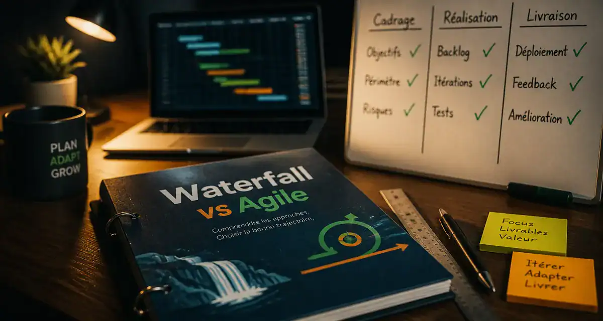 methode gestion de projet Waterfall vs Agile