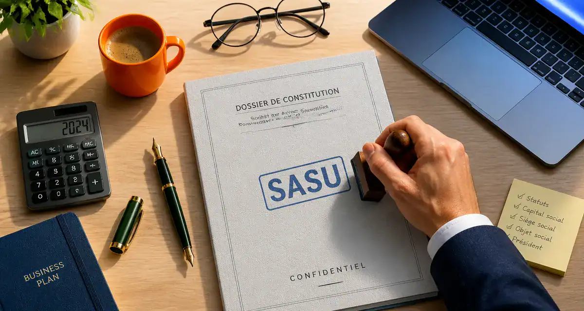 sasu forme juridique dossier tampon bureau