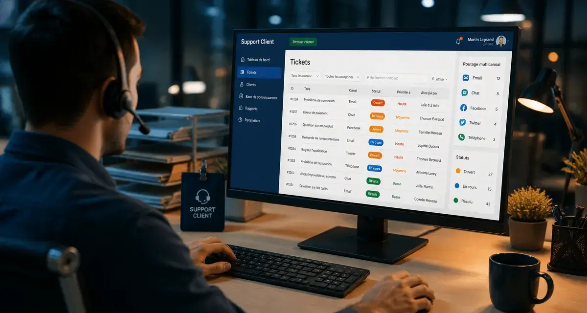Système de ticketing pour automatiser le support et gérer les tickets