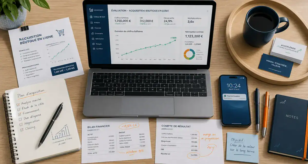 vente site e-commerce bureau audit valorisation