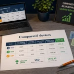 Achat de devises en ligne comparatif : comparer taux et frais