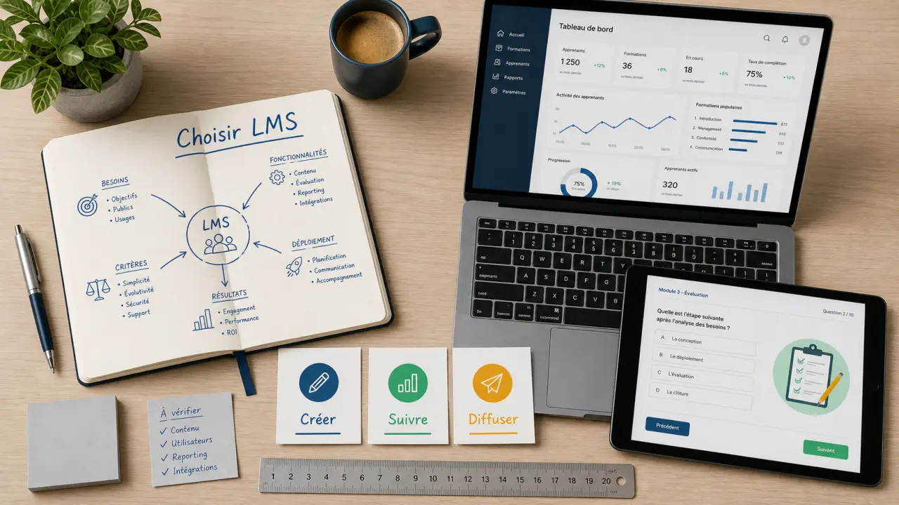 Comparatif logiciel e learning : LMS, outil auteur ou plateforme SaaS