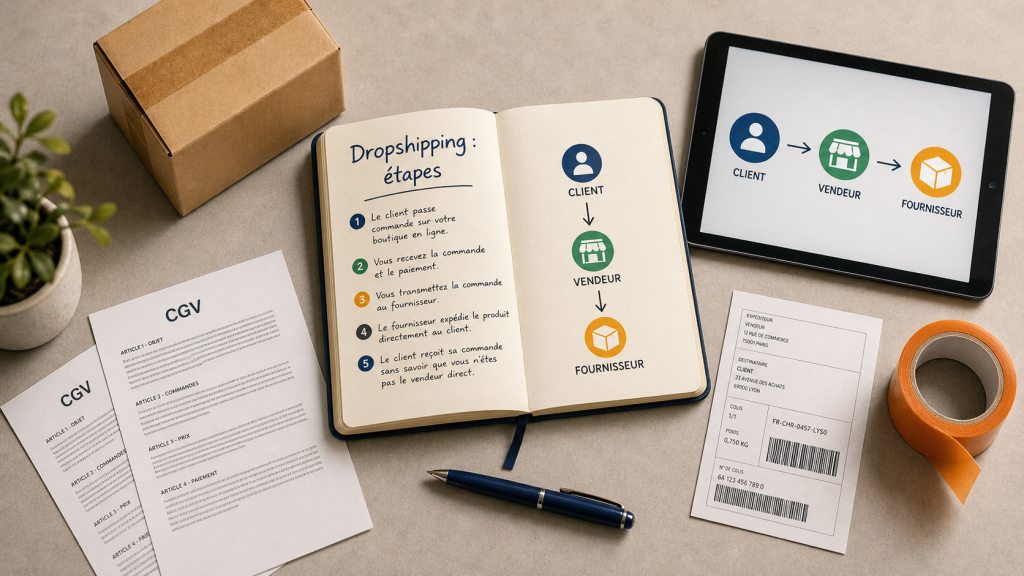 E commerce en dropshipping : fonctionnement et obligations légales