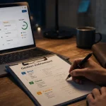 Logiciel gestion de projet événementiel : pipeline, site et facturation sur écran