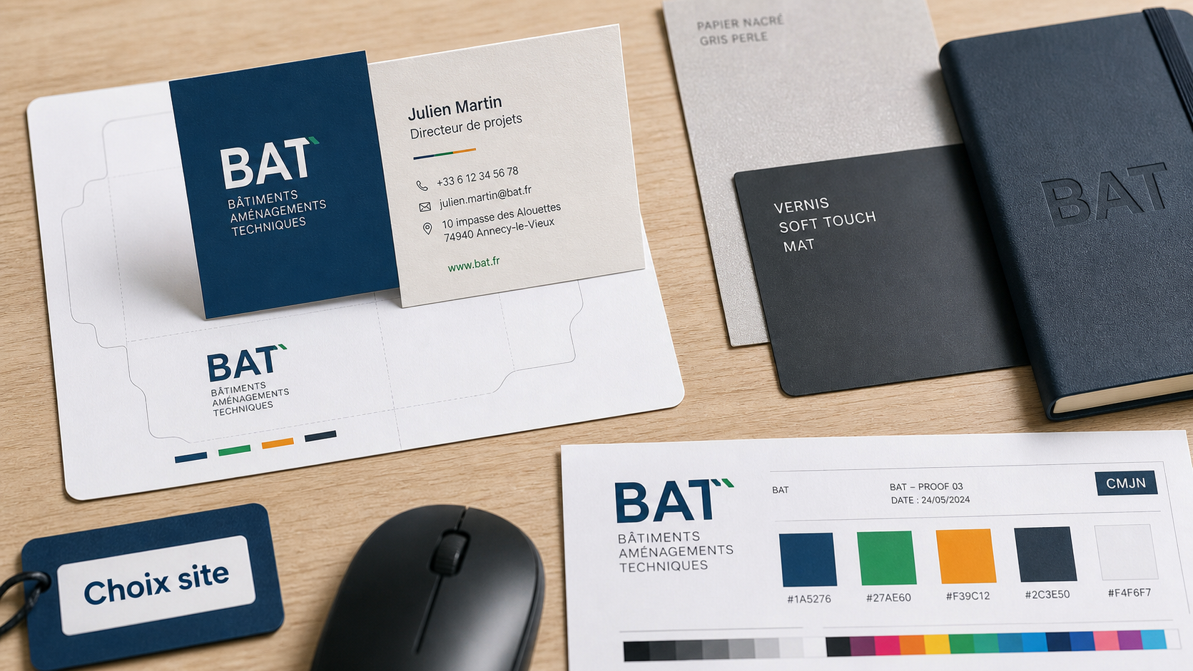 Meilleur site pour carte de visite : carte BAT, gabarit, vernis soft-touch Vistaprint Moo Exaprint