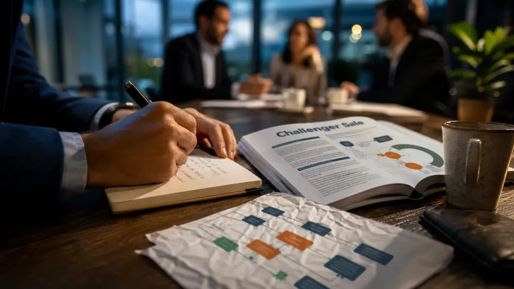 Méthode vente challenger technique 2.0 efficacité, commercial face à décideurs