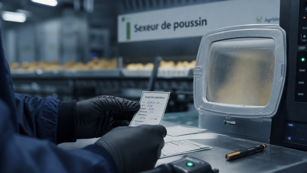 Métier peu connu bien payé : sexeur de poussins en laboratoire de tri.