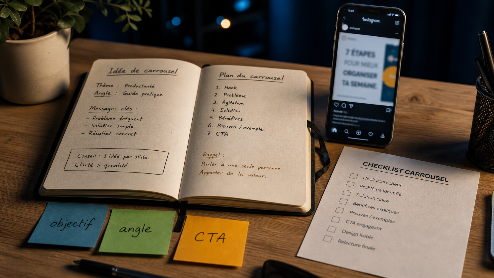 Post réseaux sociaux : formats, accroche et métriques pour progresser