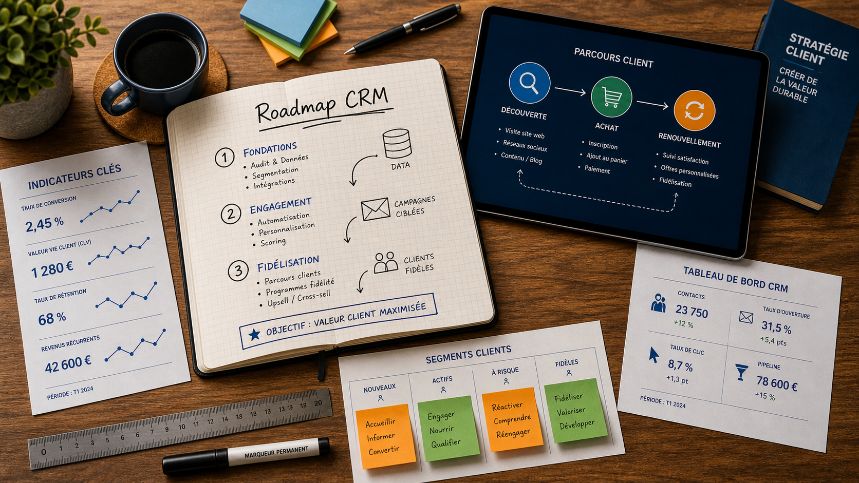Stratégie crm : centraliser les données client et aligner les équipes