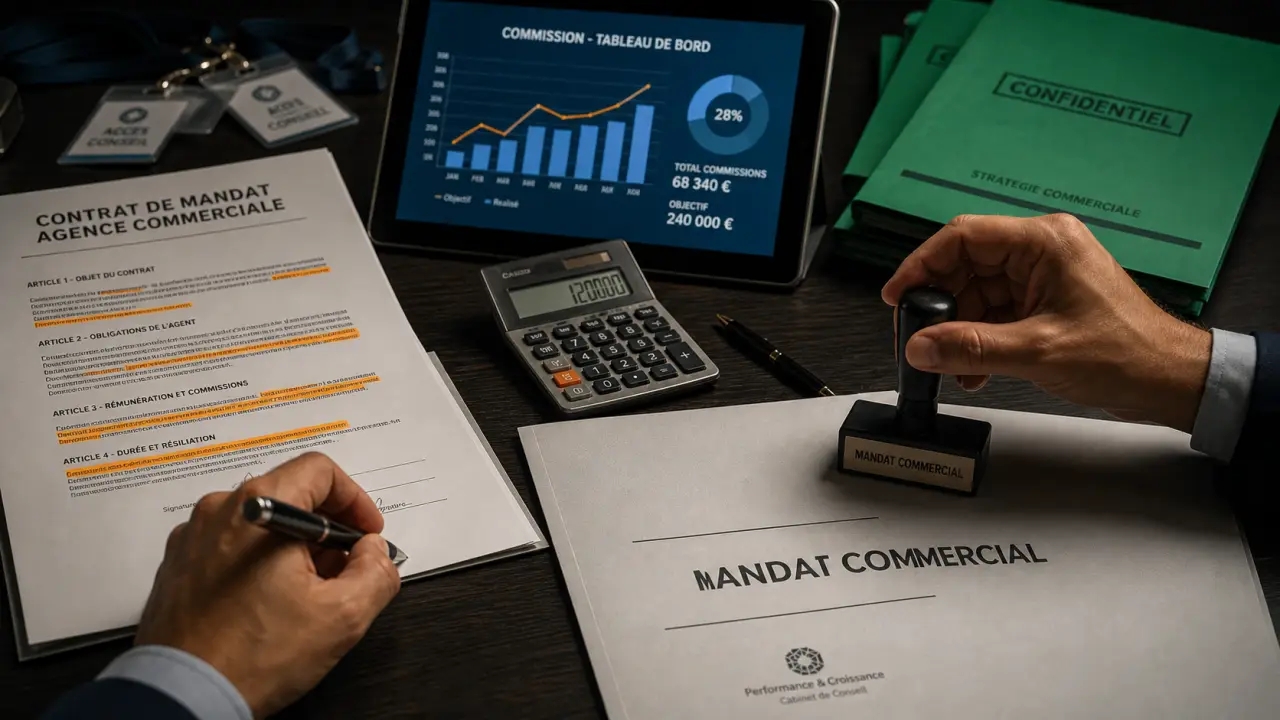 Agent commercial définition : mandat commercial signé