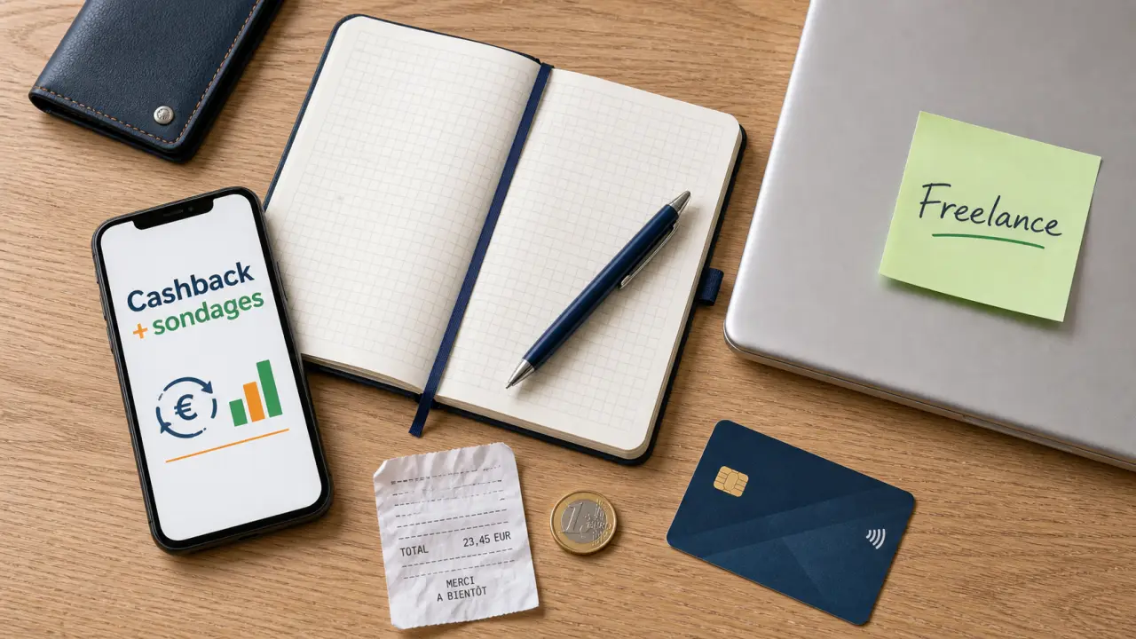 Arrondir ses fins de mois en ligne : gagner 1 300 € avec cashback et sondages