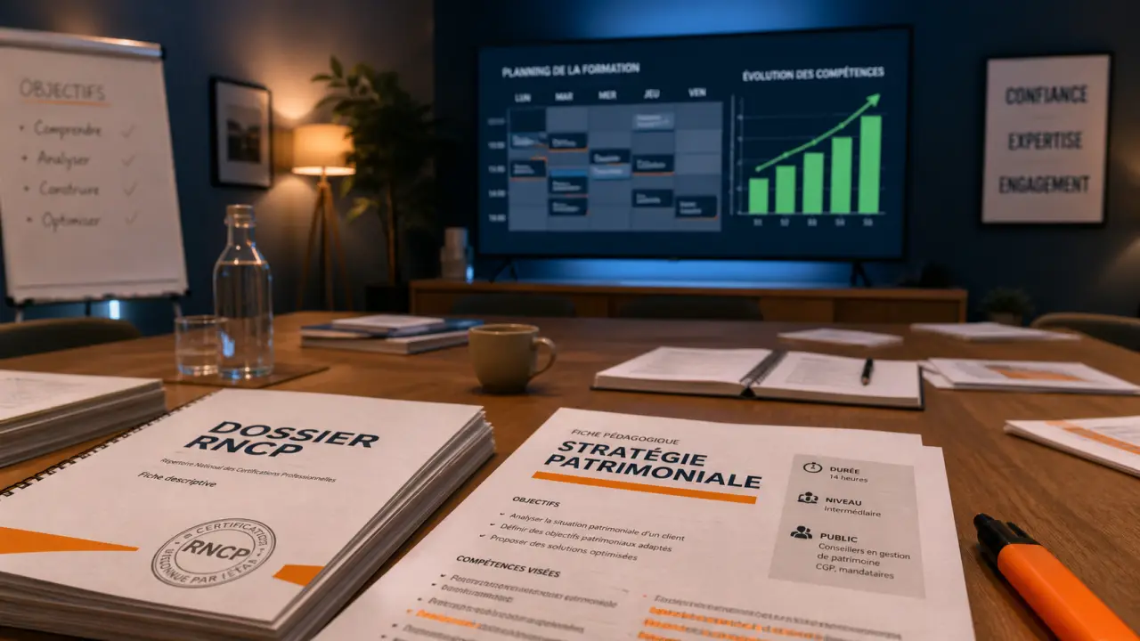 AUREP gestion de patrimoine : certifications RNCP en formation