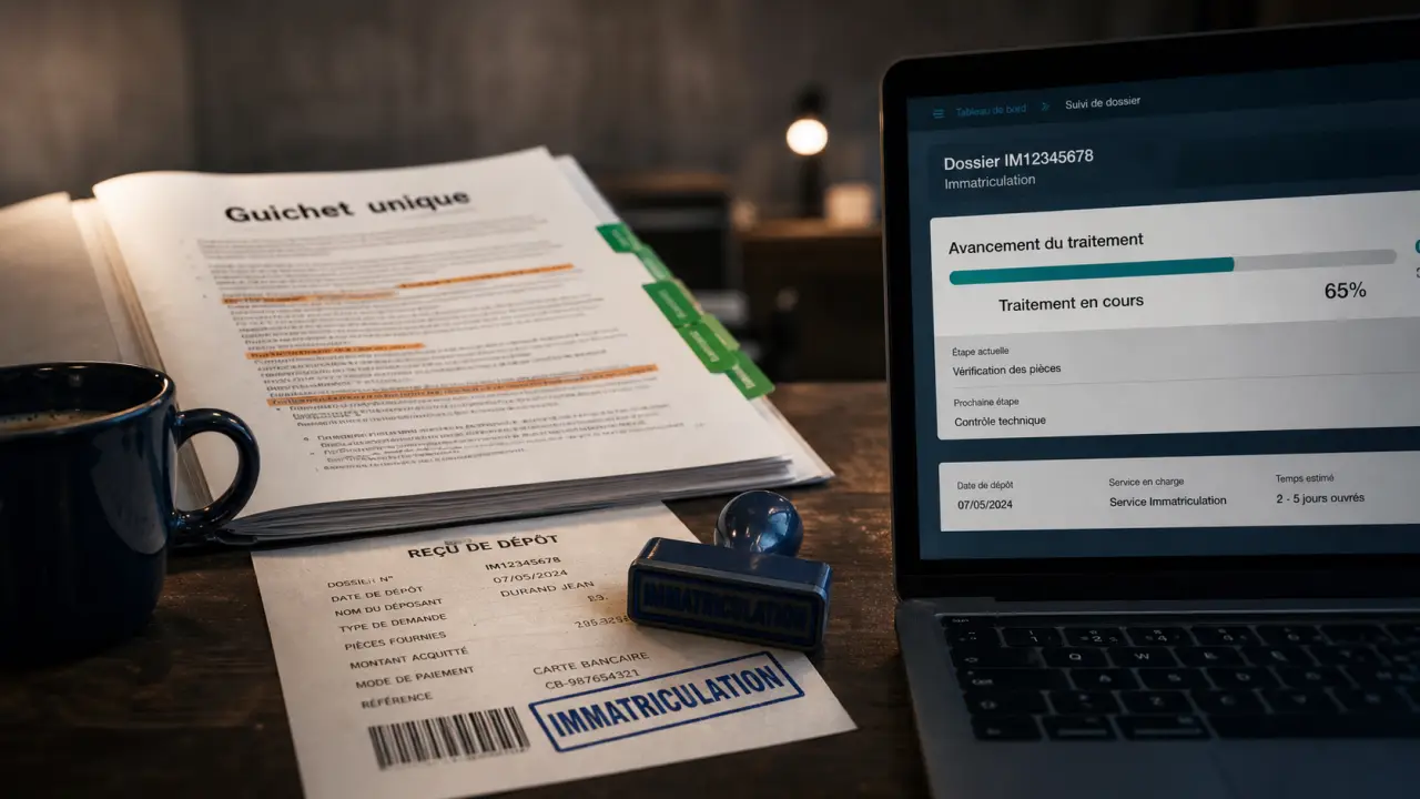 Délai obtention siret auto entrepreneur : dossier guichet unique et immatriculation, 1 à 2 semaines