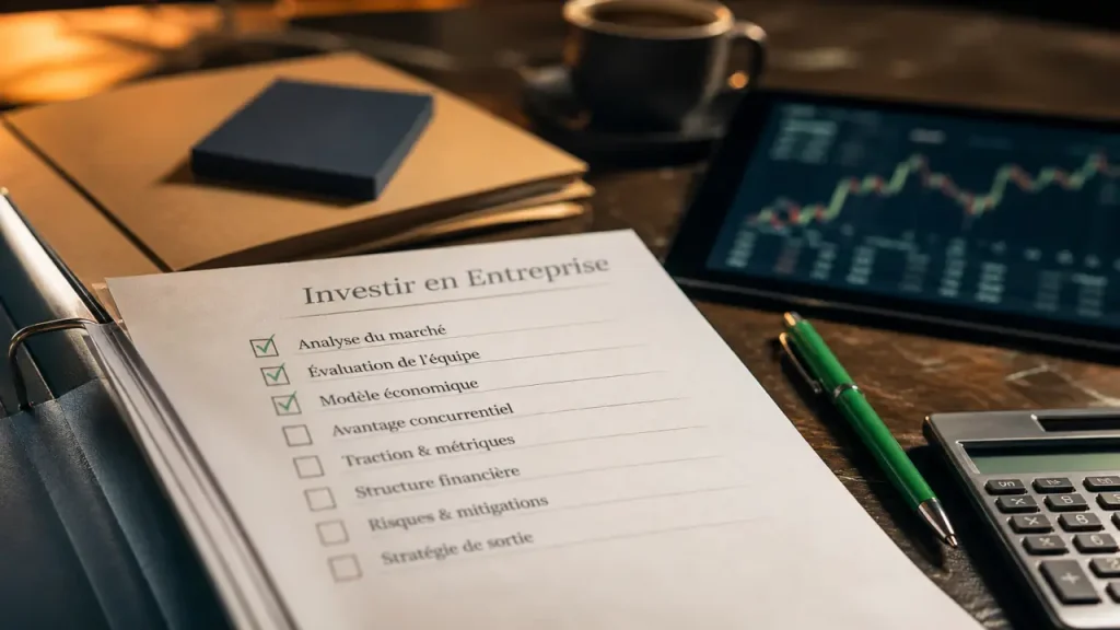 Investir sur une entreprise : checklist, bourse et calculs
