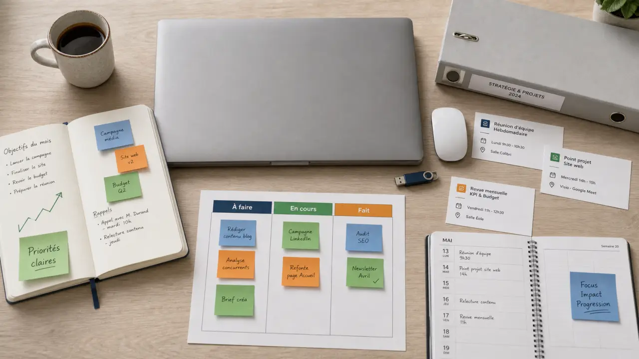 Outils de productivité pour organiser, collaborer et automatiser sans multiplier les tableaux de bord