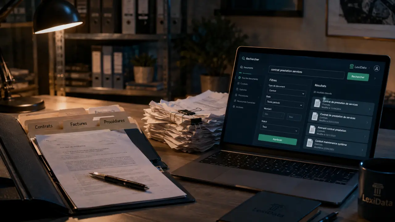 Recherche documents entreprise : retrouver vite les bons fichiers