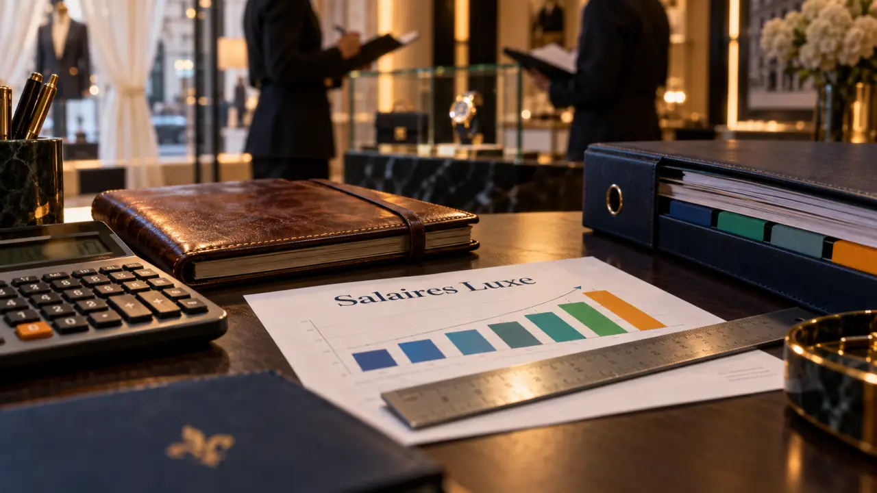 Salaire luxe : grilles par métier et primes en boutique