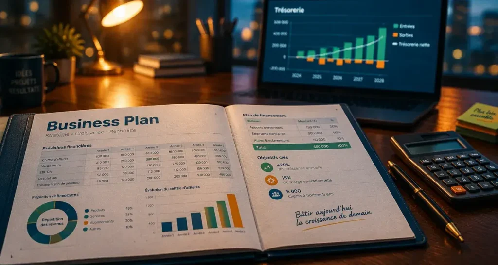 Bpifrance business plan : dossier et trésorerie sur 12 mois