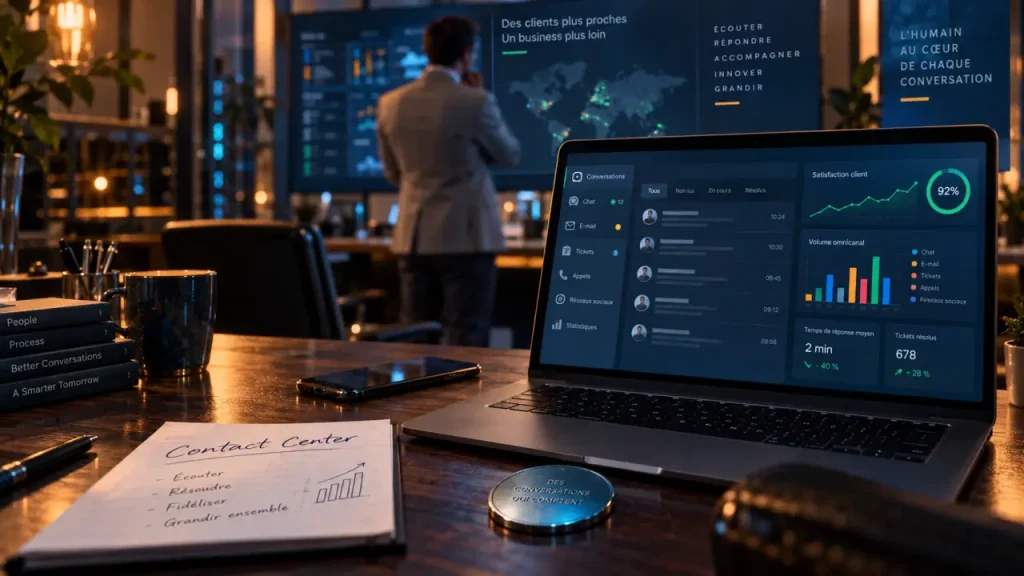 CCaaS : interface omnicanale pour contact center