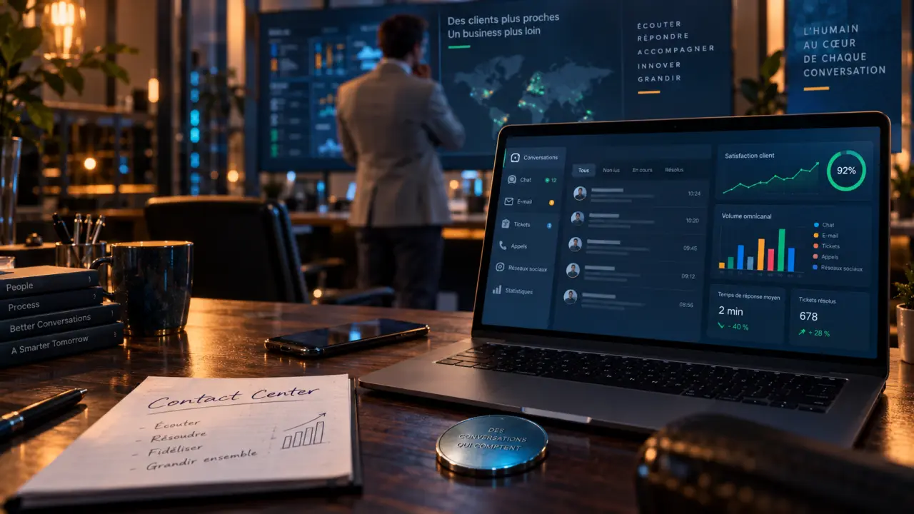 CCaaS : interface omnicanale pour contact center